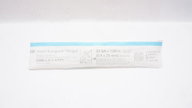 BD 381523 Insyte Autoguard Winged 22Ga 1.00inch